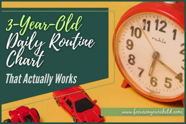 3-Year-Old Daily Routine Chart that Actually Works