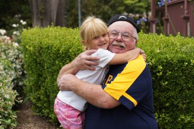 grandpa and grandchild