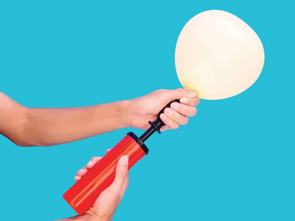 can a air mattress pump blow up balloons